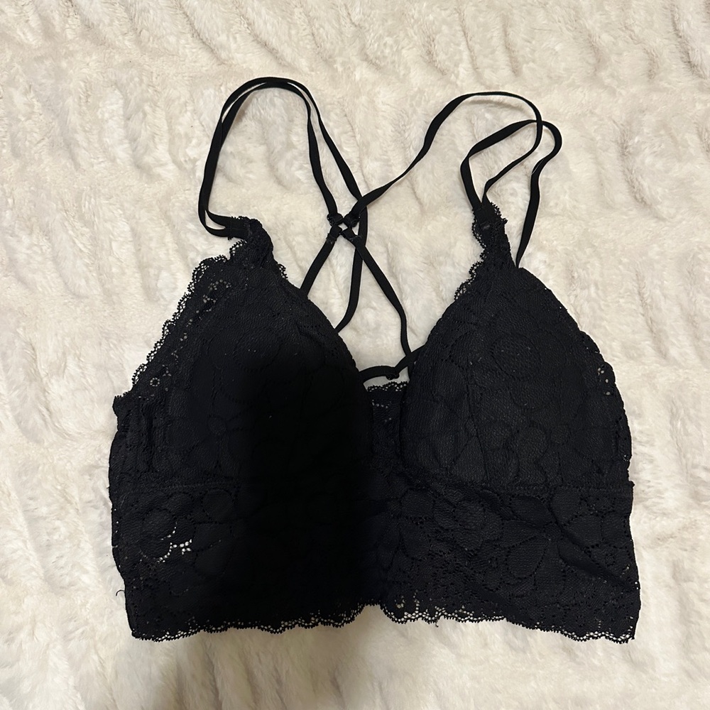 Aerie Black Lace Bralette